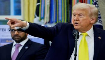 الرئيس الأمريكي دونالد ترامب