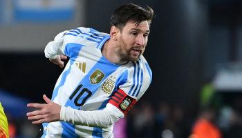 ليونيل ميسي قائد منتخب الأرجنتين