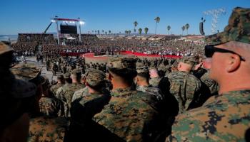 جانب من العرض العسكري 