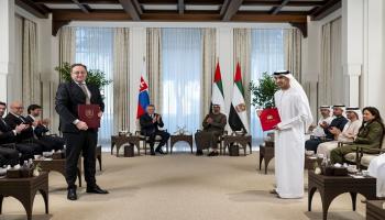 تبادل اتفاقية تعاون في المجالات الاقتصادية بين دولة الإمارات وسلوفاكيا