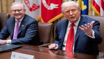 الرئيس الأمريكي ورئيس وزراء أستراليا