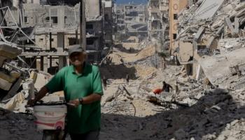 جانب من الدمار في غزة