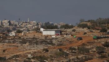 بؤرة استيطانية إسرائيلية بالقرب من قرية يبرود الفلسطينية، في الضفة الغربية