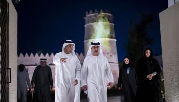 الشيخ هزاع بن زايد يشهد حفل افتتاح متحف العين