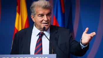 خوان لابورتا رئيس برشلونة