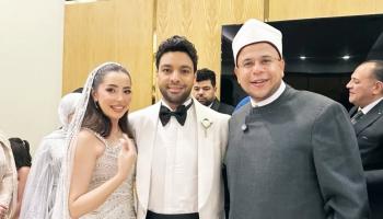 عقد قران أحمد جمال وفرح الموجي