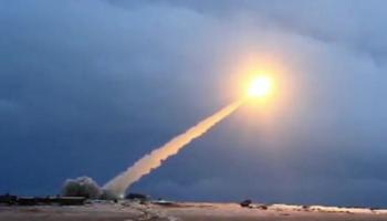 جانب من إطلاق الصاروخ