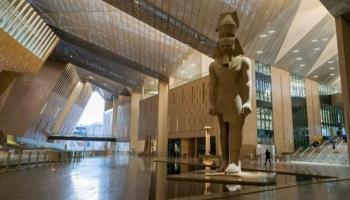 المتحف المصري الكبير من الداخل