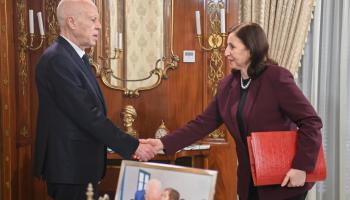 قيس سعيد يلتقي رئيسة الحكومة التونسية