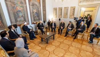 شيخ الأزهر والرئيس الإيطالي