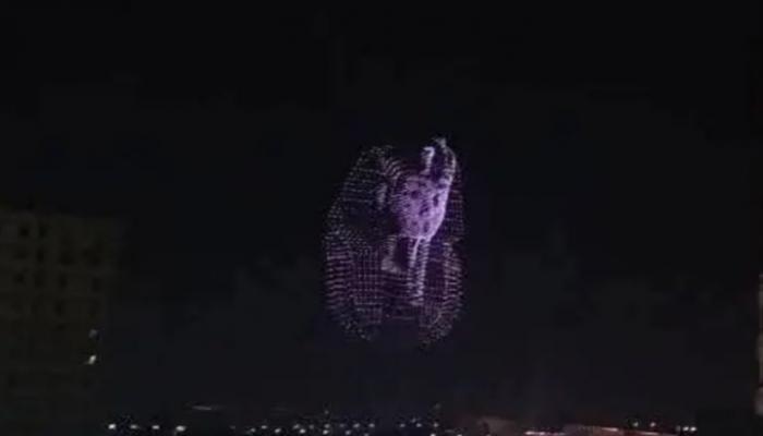 إضاءة سماء الأهرامات