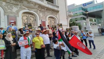 وقفة احتجاجية لإخوان تونس