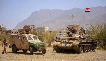 آليات للجيش اليمني في تعز- أرشيفية