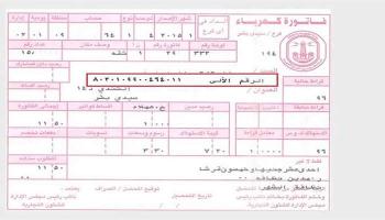 فاتورة الكهرباء في مصر