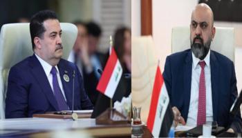 محمد شياع السوداني وهشام الركابي 