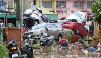 آثار إعصار "كالمايغي" في الفلبين