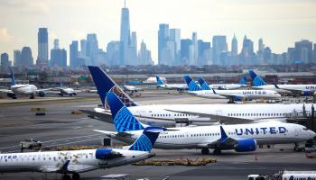 أحد المطارات بمدينة نيويورك