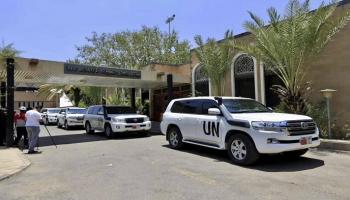 آليات للأمم المتحدة بصنعاء- أرشيفية