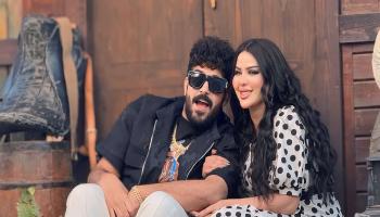 انهيار شيماء سعيد عقب وفاة زوجها إسماعيل الليثي