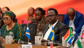 نائب رئيس الوزراء الصومالي، صلاح أحمد جامع خلال فعاليات COP30