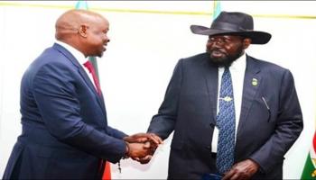  سلفا كير  ونائبه بنيامين بول ميل 