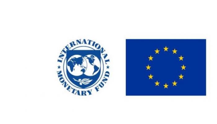 شعارا صندوق النقد الدولي والاتحاد الأوروبي