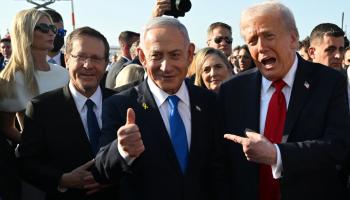 الرئيس الأمريكي دونالد ترامب ورئيس الوزراء الإسرائيلي بنيامين نتنياهو- أرشيفية