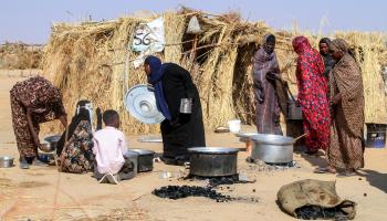 نازحون من الفاشر 