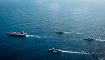 حاملة الطائرات الأمريكية "يو أس أس جيرالد فورد" 