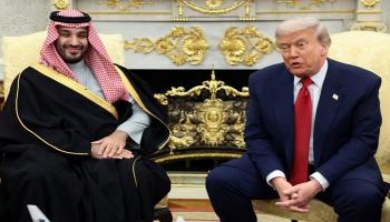 الرئيس الأمريكي دونالد ترامب وولي العهد السعودي الأمير محمد بن سلمان