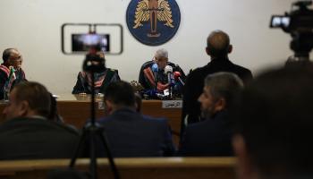 جلسة المحاكمة بقصر العدل في حلب