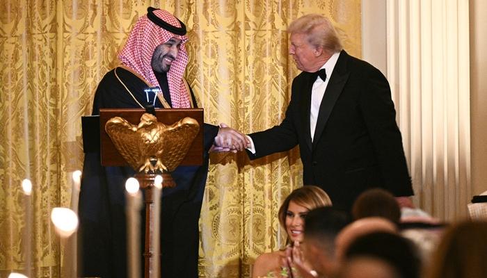 ترامب وولي العهد السعودي الأمير محمد بن سلمان
