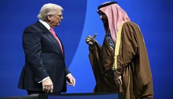 دونالد ترامب مع ولي العهد السعودي