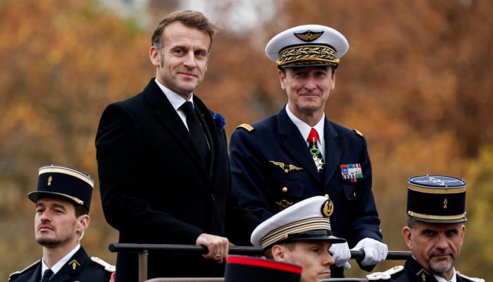 ماكرون ورئيس أركان الجيوش الفرنسي - أرشيفية
