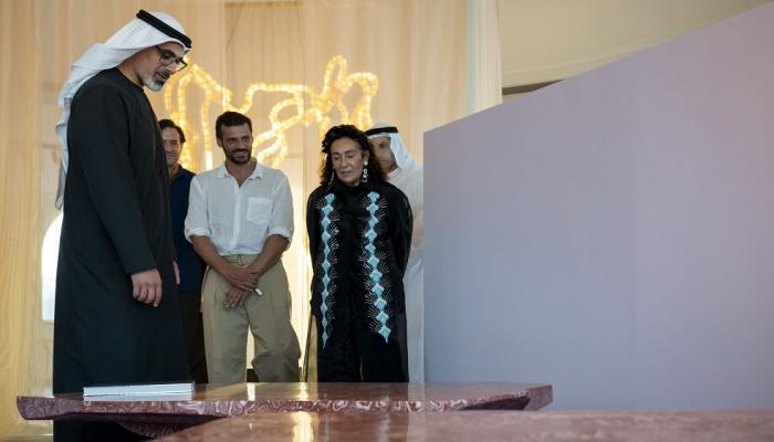 زيارة الشيخ خالد بن محمد بن زايد آل نهيان لمعرض «نوماد أبوظبي»