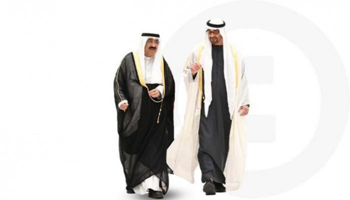 الشيخ محمد بن زايد آل نهيان وأمير الكويت