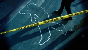 موقع جريمة قتل