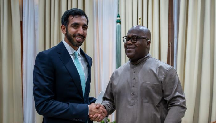 رئيس الكونغو الديمقراطية يستقبل الشيخ شخبوط بن نهيان 