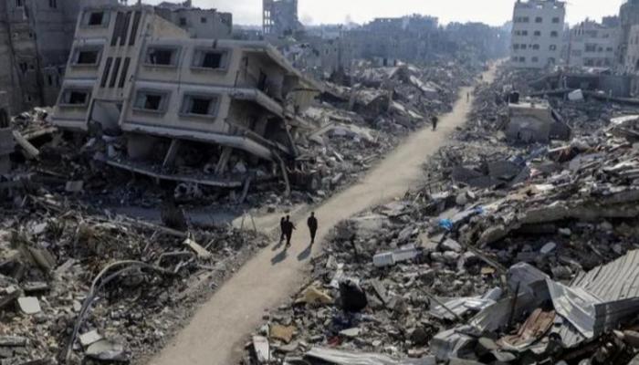 جانب من الدمار الهائل في غزة - أرشيفية