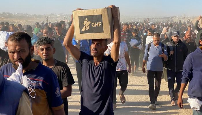 فلسطينيون في غزة