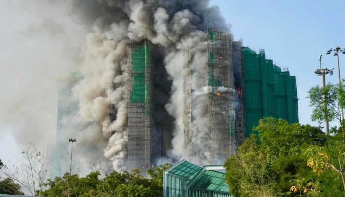 صورة للحريق