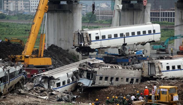 حادث قطار في الصين - أرشيفية