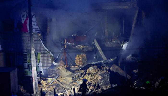 جانب من الهجمات الروسية على أوكرانيا