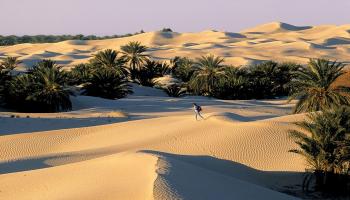 صورة من صحراء دوز في تونس
