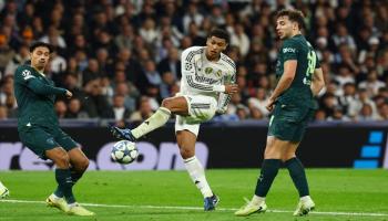 من مباراة ريال مدريد ومانشستر سيتي