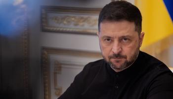 الرئيس الأوكراني فولوديمير زيلينسكي