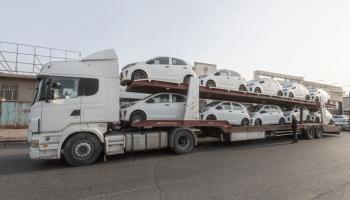 ناقلة سيارات في العراق 