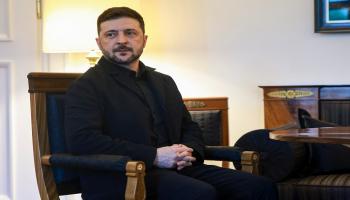 الرئيس الأوكراني فولوديمير زيلينسكي