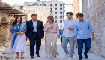 بشار الأسد مع عائلته