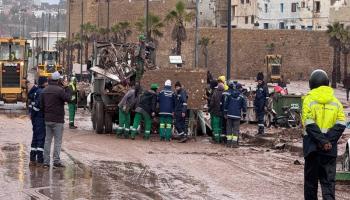 آثار السيول في المغرب